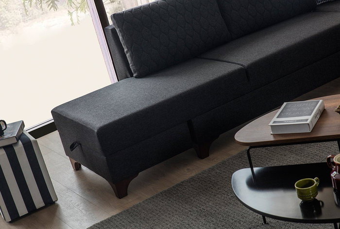 Atelier Del Sofa Loft Left - Antracita